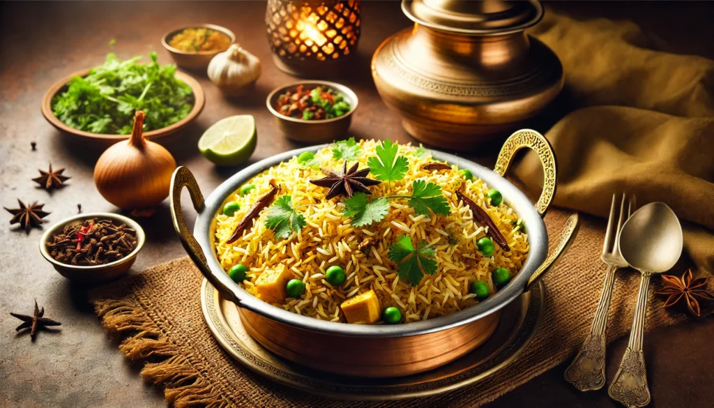 उत्तर भारत स्टाइल वेज बिरयानी रेसिपी | North India Style Veg Biryani Recipe in Hindi |