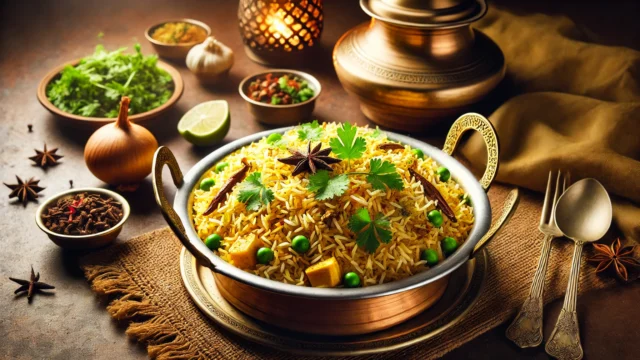उत्तर भारत स्टाइल वेज बिरयानी रेसिपी | North India Style Veg Biryani Recipe in Hindi |