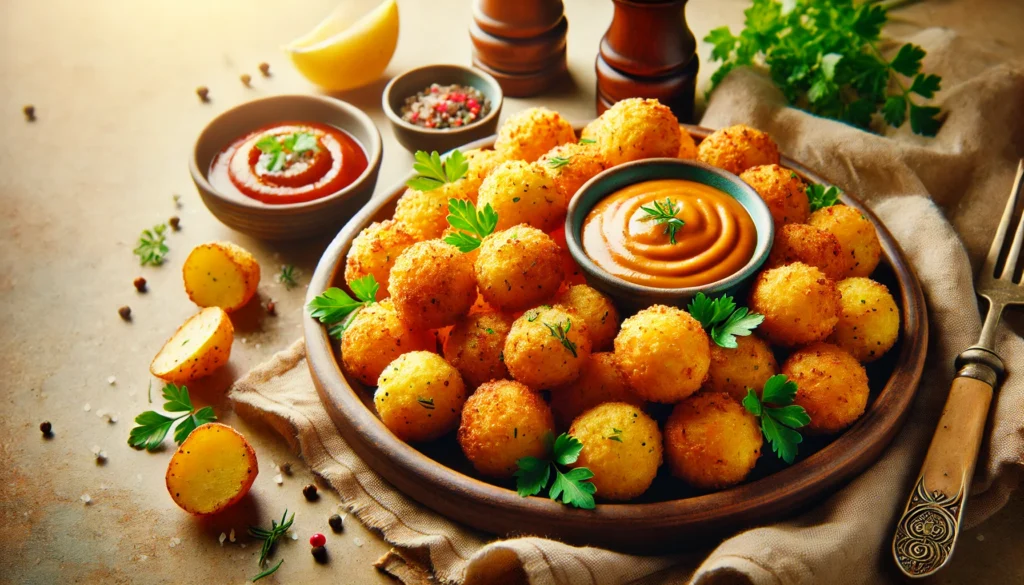 कुरकरे और स्वादिष्ट आलू पटैटो बिट्स | Potato Bites Recipe in Hindi