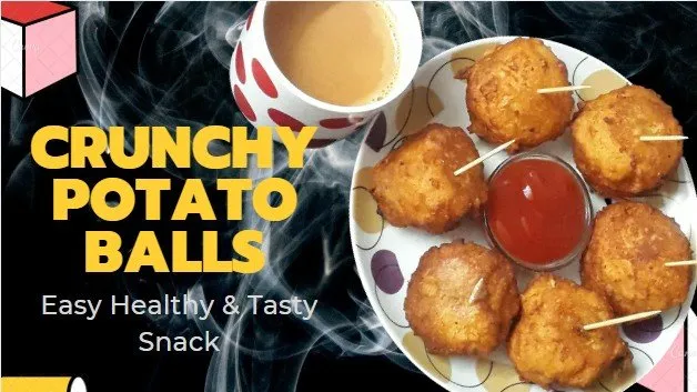 आलू की कुरकरे बॉल्स | Crunchy Potato Balls Recipe in Hindi