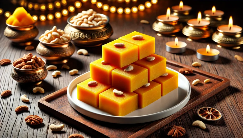 घी मैसूर पाक रेसिपी हिंदी में | Ghee Mysore Pak Recipe in Hindi