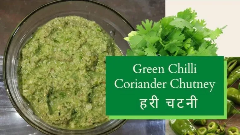 धनिया और मिर्च चटनी की रेसिपी | Coriander And Chilli Chutney Recipe | हरी चटनी