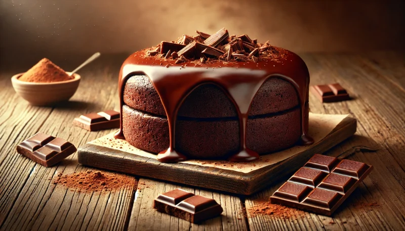 बिना बैकिंग पाउडर के चॉकलेट केक रेसिपी | Chocolate Cake Recipe in Hindi