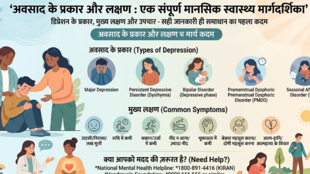 अवसाद के प्रकार और लक्षण: एक संपूर्ण मानसिक स्वास्थ्य मार्गदर्शिका