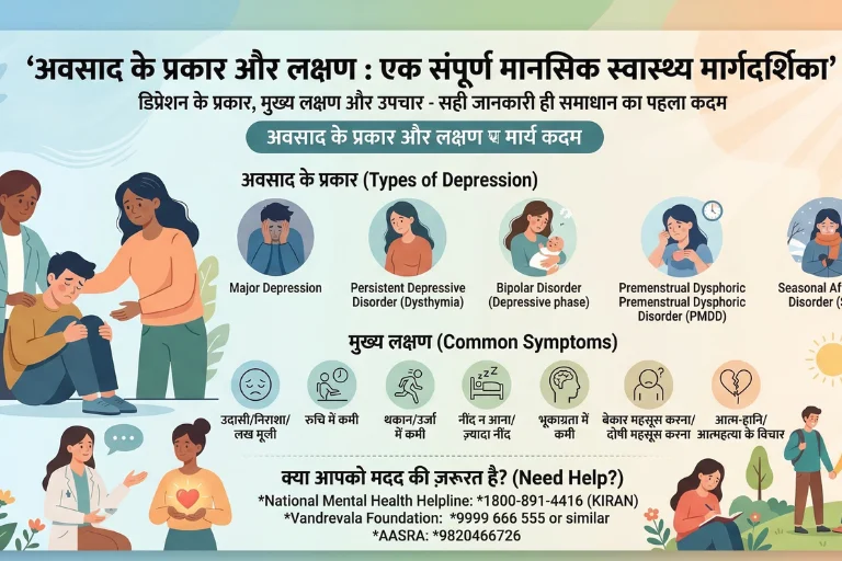 अवसाद के प्रकार और लक्षण: एक संपूर्ण मानसिक स्वास्थ्य मार्गदर्शिका