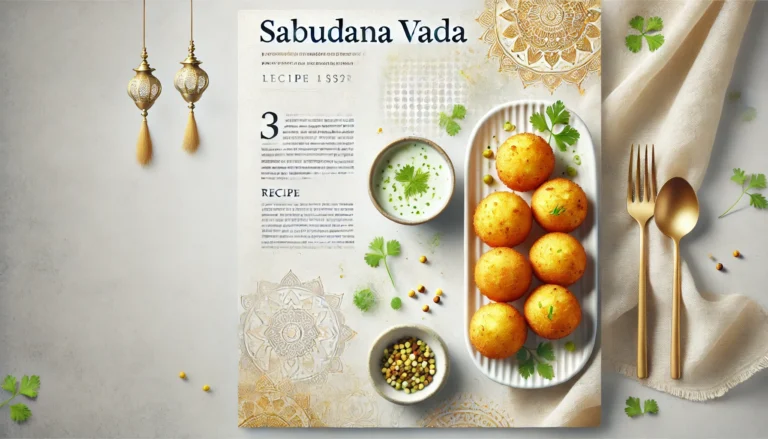 Sabudana Vada Recipe