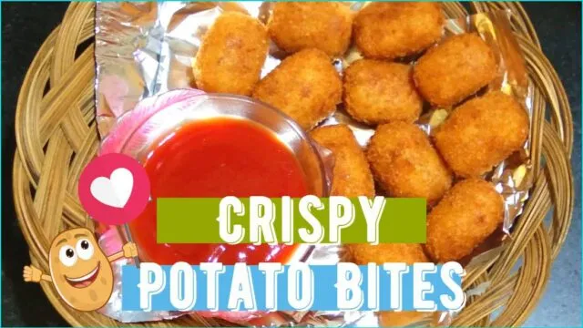 Potato Bites Recipe | Crispy & Tasty Potato Bites