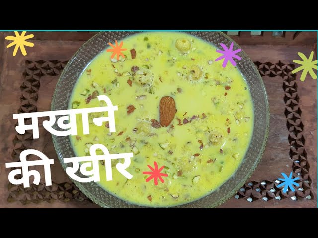 Royal Makhana Kheer – A Divine Fasting Treat! | Navratri Vrat Special by Deepti Tipke