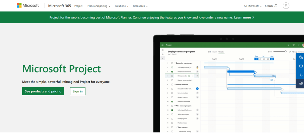 Microsoft Project Best Project Management Tools