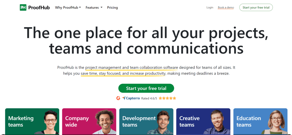 ProofHub Best Project Management Tools