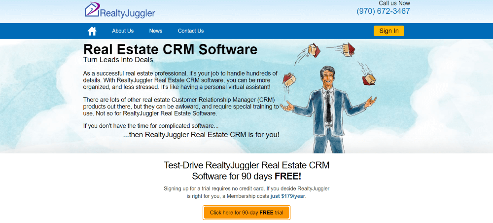 RealtyJuggler Real Estate CRM