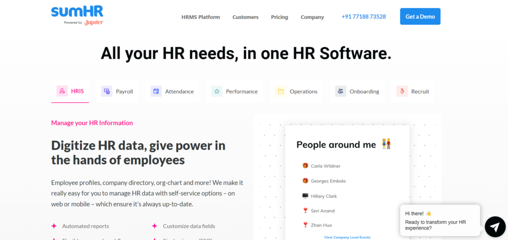 sumHR - Best HR software