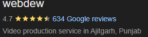 webdew client reviews