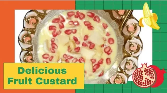 Fruit Custard Recipe | How To Make Fruit Custard At Home