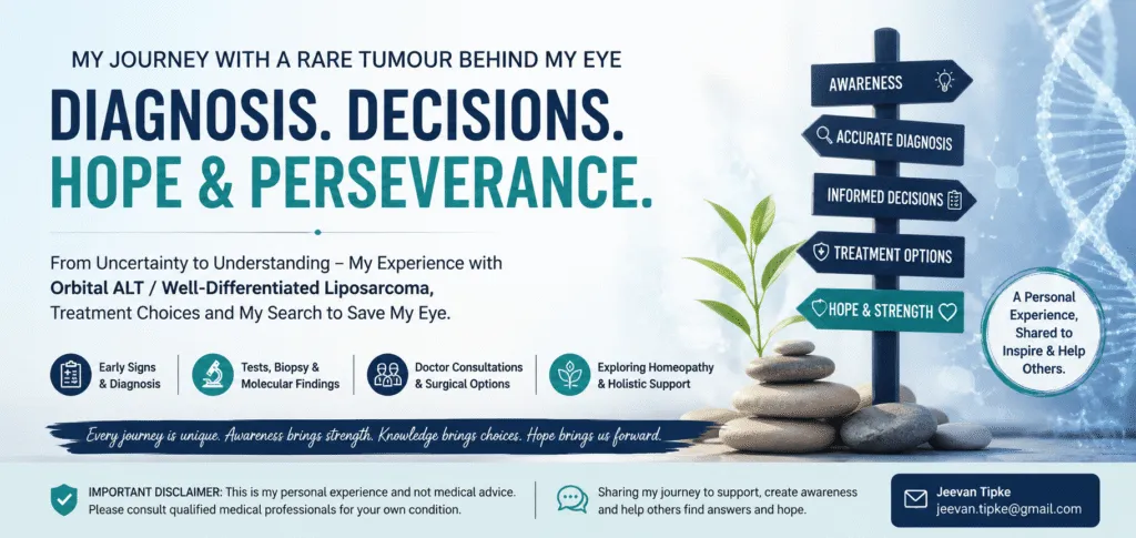 MY JOURNEY WITH A RARE TUMOUR BEHIND EYE