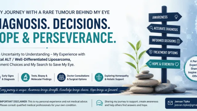 MY JOURNEY WITH A RARE TUMOUR BEHIND EYE